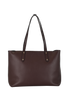 City Tote, &pound;120, Handbags, Burgundy, Leather, Back view